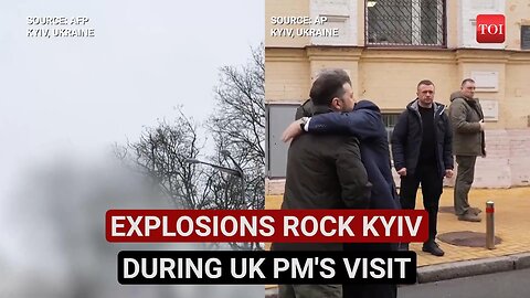 Russian Military Launches Drone Attack On UK PM Starmer & Zelensky In Ukraine? Explosions Rock Kyiv