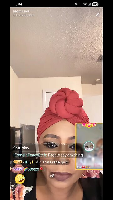 TRINAB on KEKE LIVE WISHING BAD ON THE LADY HOPE LOSE HER JOB. JUS EVIL