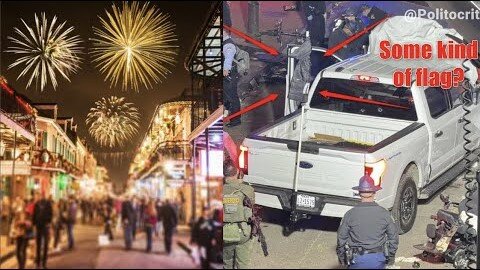 The New Year Starts Off With A False Flag Bang! Truck With ISIS Flag Runs Over Crowd In New Orleans!