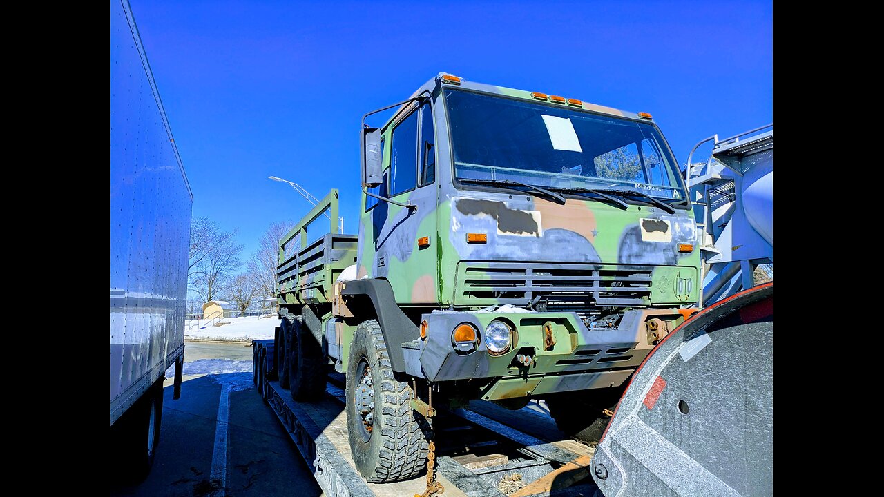 Hauling an M1083 Military Truck from Kentucky to Ohio. 6x6 Medium Tactical Vehicle!