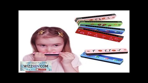 16 Holes Cute Harmonica Musical Instrument Montessori Educational Toys Cartoon Pattern Kids Review