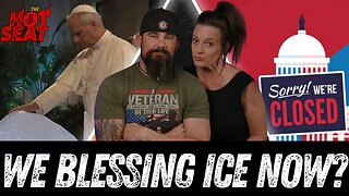 Pope Blesses a Hunk of Ice + The Govt is SHUTDOWN!!!