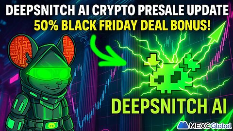 Best Crypto To Buy in December is DeepSnitch AI?? 50% Black Friday Deal Now Hurry!