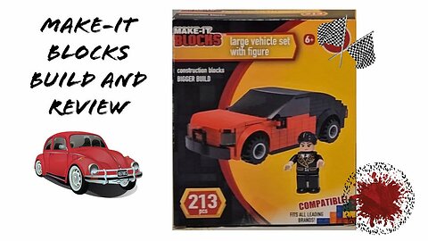 Make-It Blocks Red Car Build and Review!!!