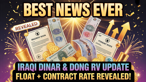 Best News Ever 🎆 Iraqi Dinar & Dong RV Update Float + Contract Rate Revealed! 💥 IQD News Today 2025