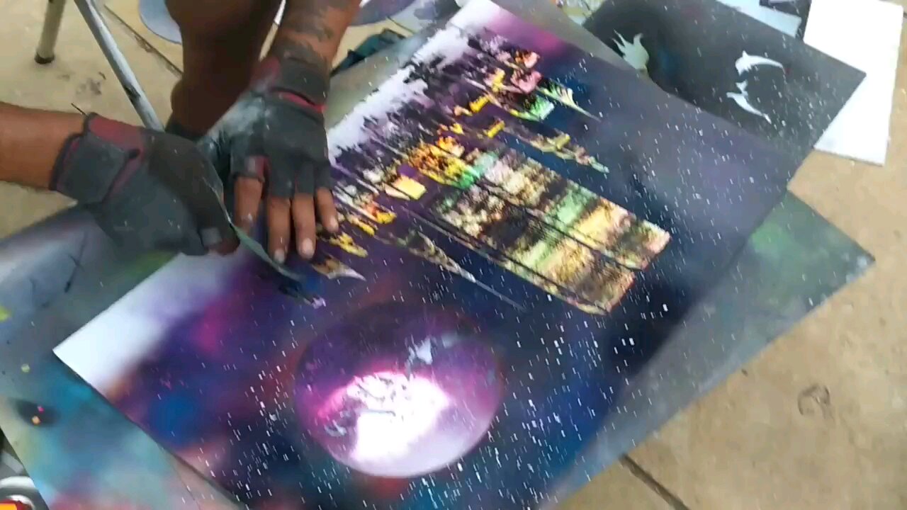 Spray Painting 🌈💫