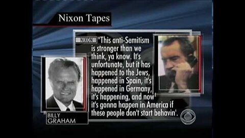 Former U.S. President Nixon Thoughts On Jews