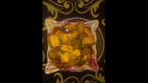 indian style veg cooking paneer speacial