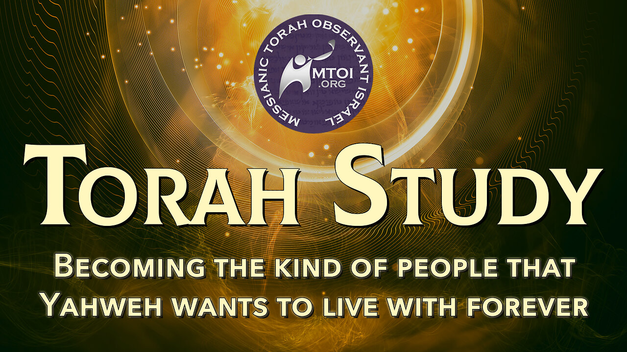 Mishpatim | Exodus 21:1 - 24:18 | MTOI Weekly Torah Study