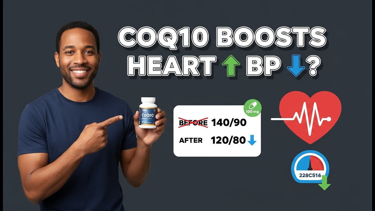 CoQ10: The Secret Supplement That BOOSTS Heart Function & LOWERS BP