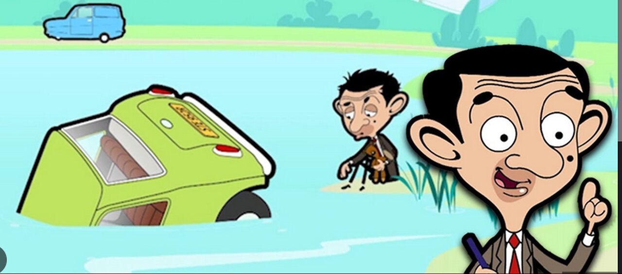 Mr. Bean_s Car Chase Through Town__ - Mr. Bean Animated Season 2 - Funny Clips - Cartoons for Kids