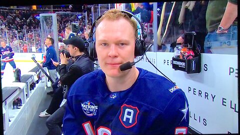 🇺🇸#7 Brady Tkachuk pre-game interview.