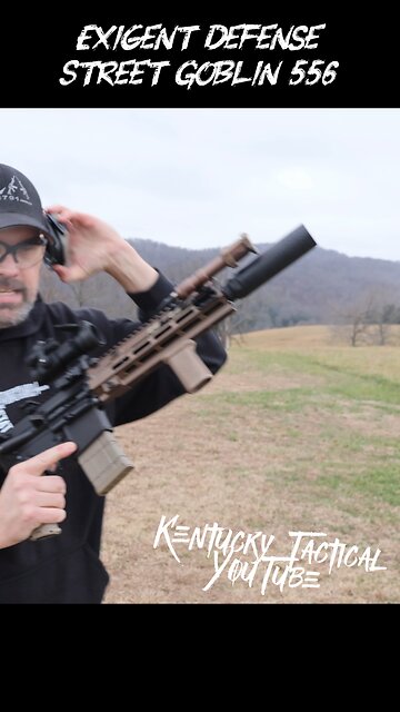 Exigent Defense Street Goblin 556 - K can with Full Size Performance