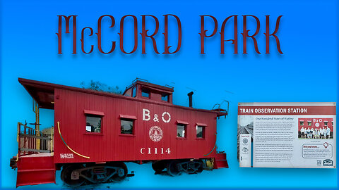 Trackside At The Train Observation Station in Worthington, Ohio