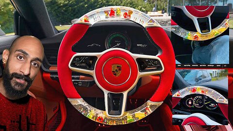 PORSCHE CUSTOM CHRISTMAS STEERING WHEEL!