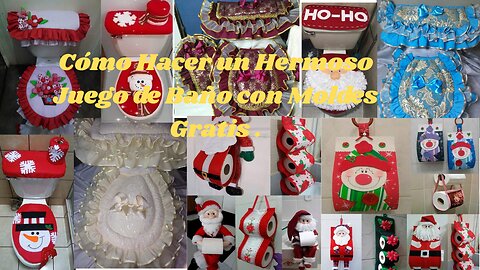 DIY Bathroom Decor: Make a Gorgeous Toilet Cover and Mat with FREE Sewing Patterns