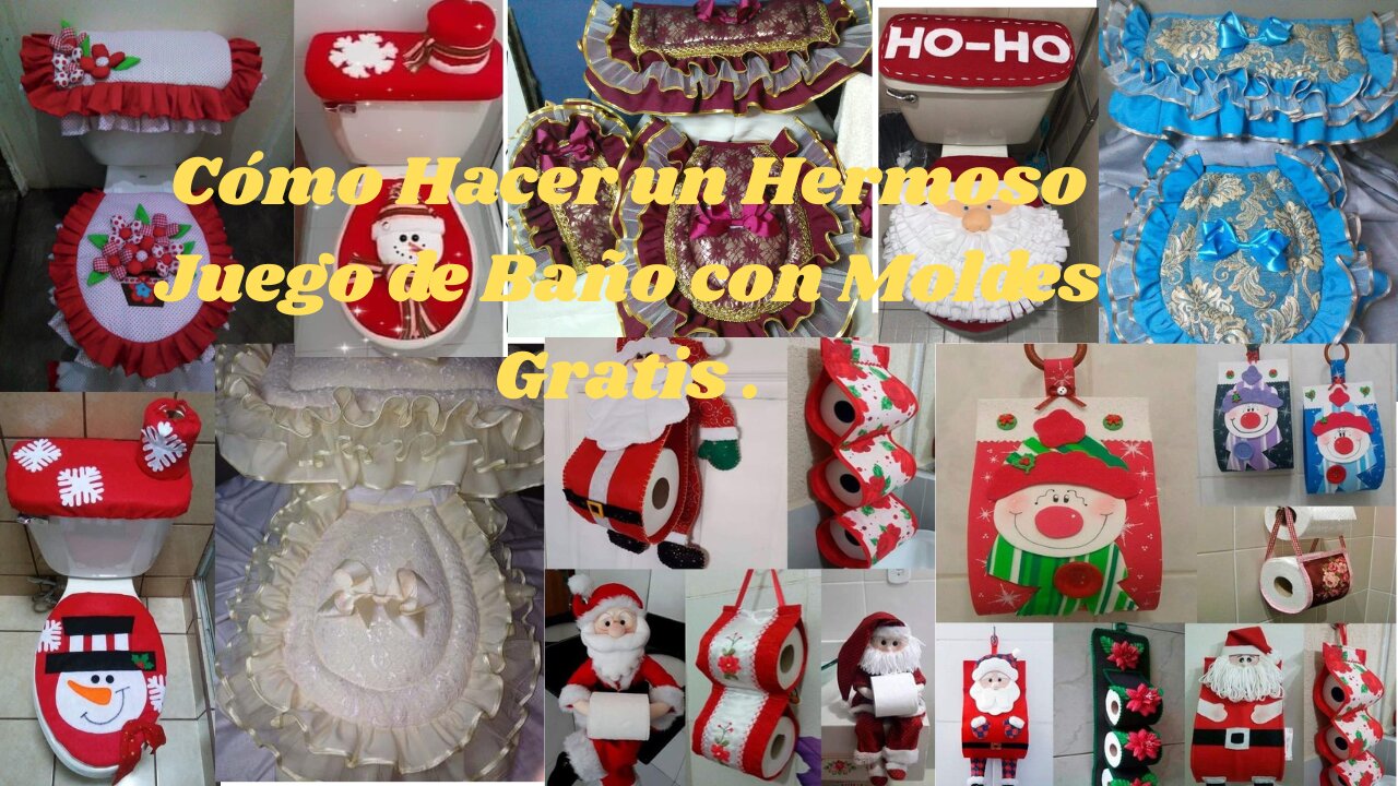 DIY Bathroom Decor: Make a Gorgeous Toilet Cover and Mat with FREE Sewing Patterns