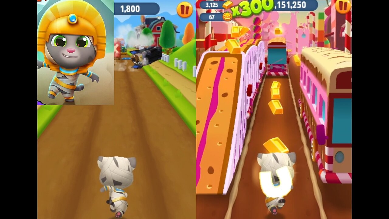 Tom Mummy’s 14-Minute Gold Rush Adventure! 🏃‍♂️💰 | Talking Tom Gold Run