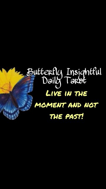 Butterfly Insightful Daily Tarot - stop worrying about money and start planning!