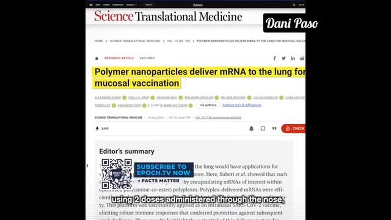 They’re vaccinating mice with mRNA via airborne delivery systems / Operation Sea Spray 💉☠️💉