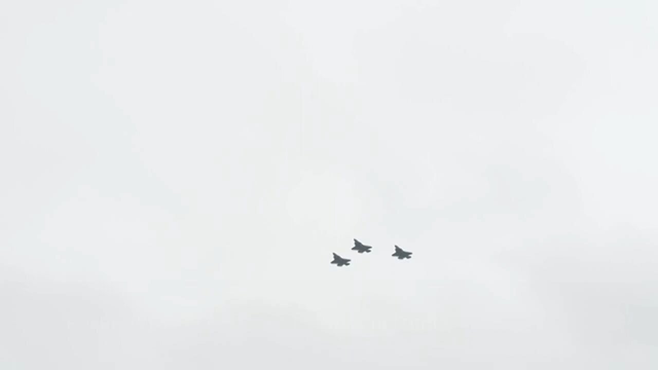 Belgium's Air Force receives its first three F35 fighter jets