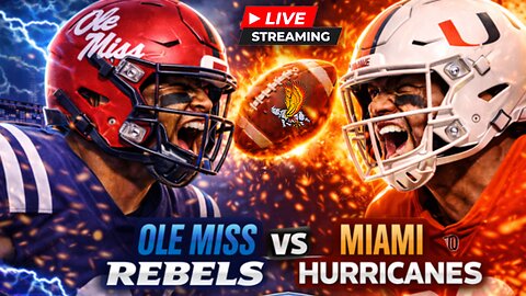 Ole Miss Rebels vs Miami Hurricanes: Fiesta Bowl LIVE Play by Play and Watch Party