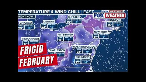 February Outlook: Polar Vortex Calls For More Below-Average Temperatures Across The Eastern U.S.