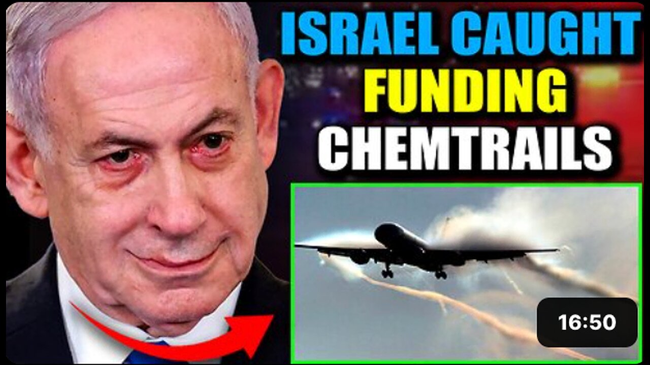 Israel Exposed Funding 150M Tons Of Mood-Altering Chemtrails Sprayed on US Cities
