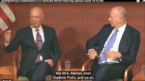 Klaus Schwab: "Putin is WEF", "Putin & I go way back"