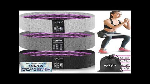 WALITO Resistance Bands for Legs and Butt Fabric Exercise Loop Bands Yoga Review