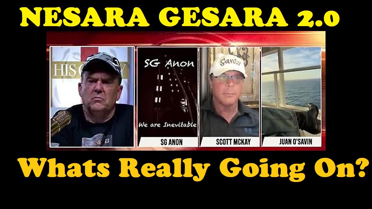 SG Anon & Juan O' Savin & Scott McKay: Whats Really Going On, Things Aren't As Them Seem!