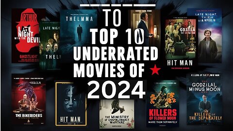 Top 10 Underrated Movies of 2024 #trendingmovies2024 #top10movies #underratedmovies