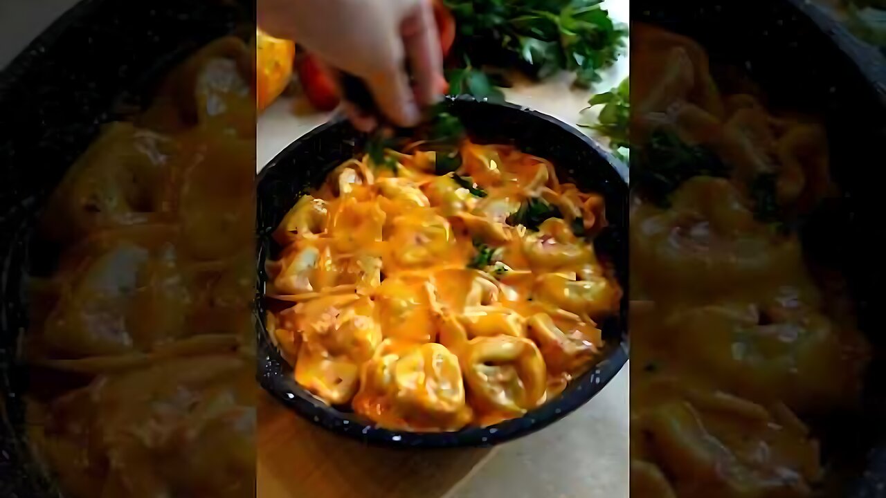 Creamy Cheese Tortellini #wintervibes #dinnerideas