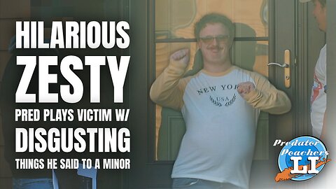 HILARIOUSLY ZESTY Pred Plays Victim W/ Disgusting Things He Said To A Minor (Baldwinsville, NY)