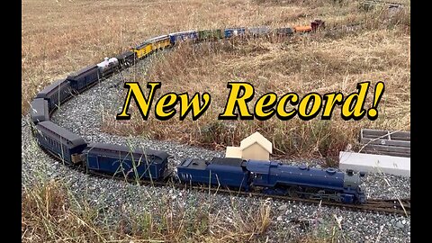 Longest Train in Layout History