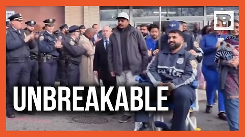 Officer Who Survived Brooklyn Ambush Leaves Hospital to Standing Ovation