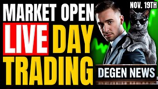BUCKLE UP! FOMC Minutes, NVDA Earnings & VIX Expiration || Live Trading