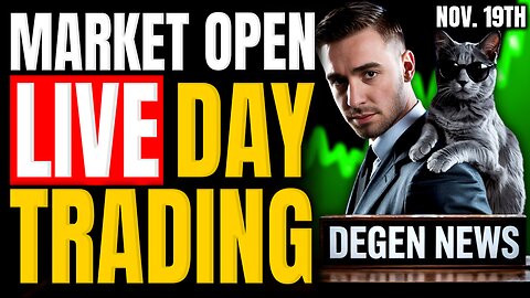 BUCKLE UP! FOMC Minutes, NVDA Earnings & VIX Expiration || Live Trading