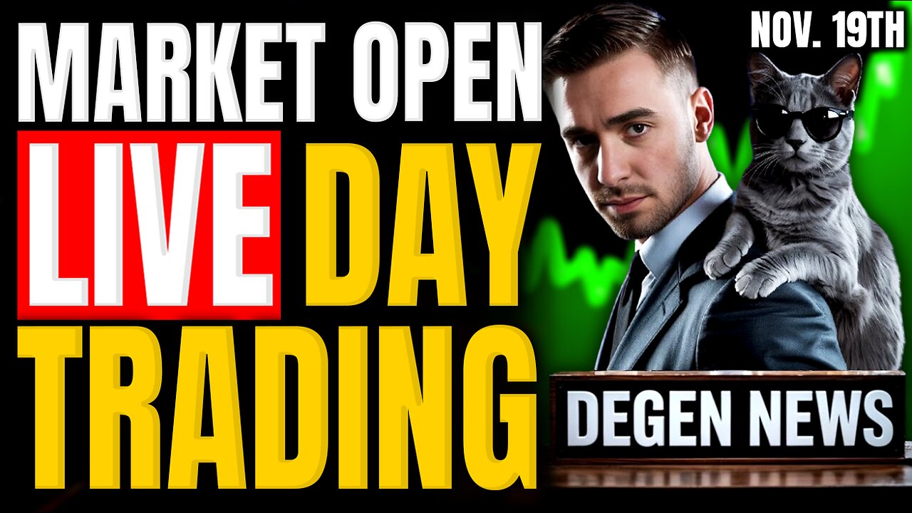 BUCKLE UP! FOMC Minutes, NVDA Earnings & VIX Expiration || Live Trading