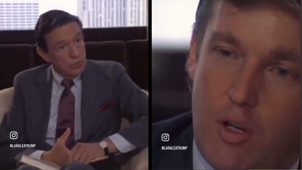 "Somebody Has To DO IT & if they don't, the Country & world is in big trouble" - Donald Trump (1985) ~ 60 Minutes w/ Mike Wallace