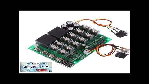 DC 10-55V 12V 24V 36V 48V 55V 100A Motor Speed Controller PWM Review