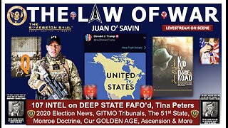 Juan O’Savin Reveals: Venezuela, Tina Peters, [DS] Election Ops, 51st State, Silver & the Law-of-War