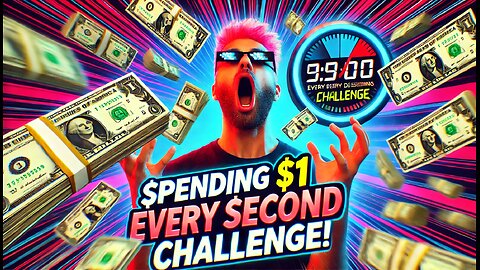 Spending $1 Every Second Challenge 💸⏱️