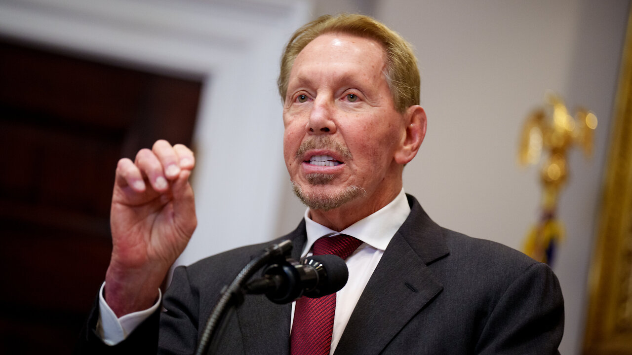 Larry Ellison and Peter Theil. #antichrist