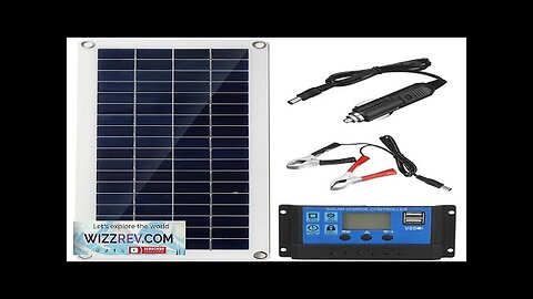 40W 12V Solar Panel Kit 60A/100A Battery Charger Controller Camping RV Caravan Review