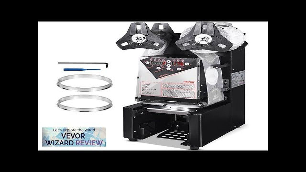 VEVOR Fully Automatic Cup Sealing Machine 500-650 Cups/H Cup Sealer Machine Review