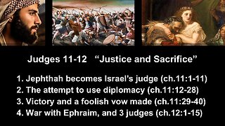 Judges 11-12 “Justice and Sacrifice” - Calvary Chapel Fergus Falls