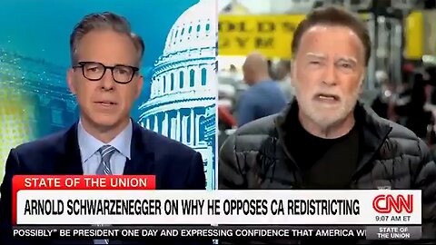 Arnold Schwarzenegger SHUTS DOWN Jake TAPPER Over Gerrymandering