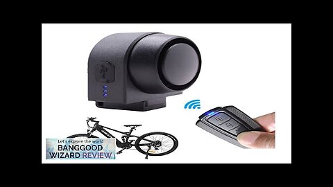 ANTUSI Wireless Bike Alarm 115dB Loud Anti-theft 400mAh USB Chargeable IPX5 Waterproof Review