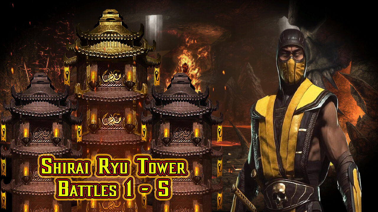 MK Mobile. Shirai Ryu Tower Battles 1 - 5